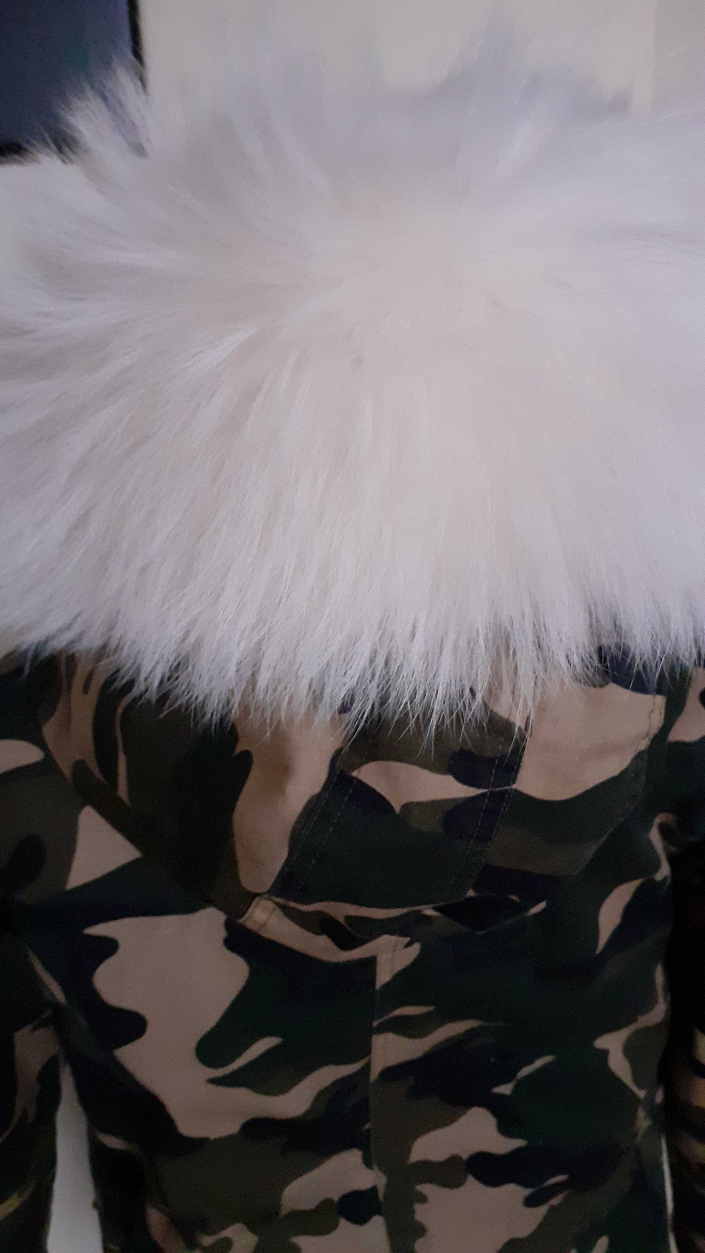 Kurtka parka na futrze