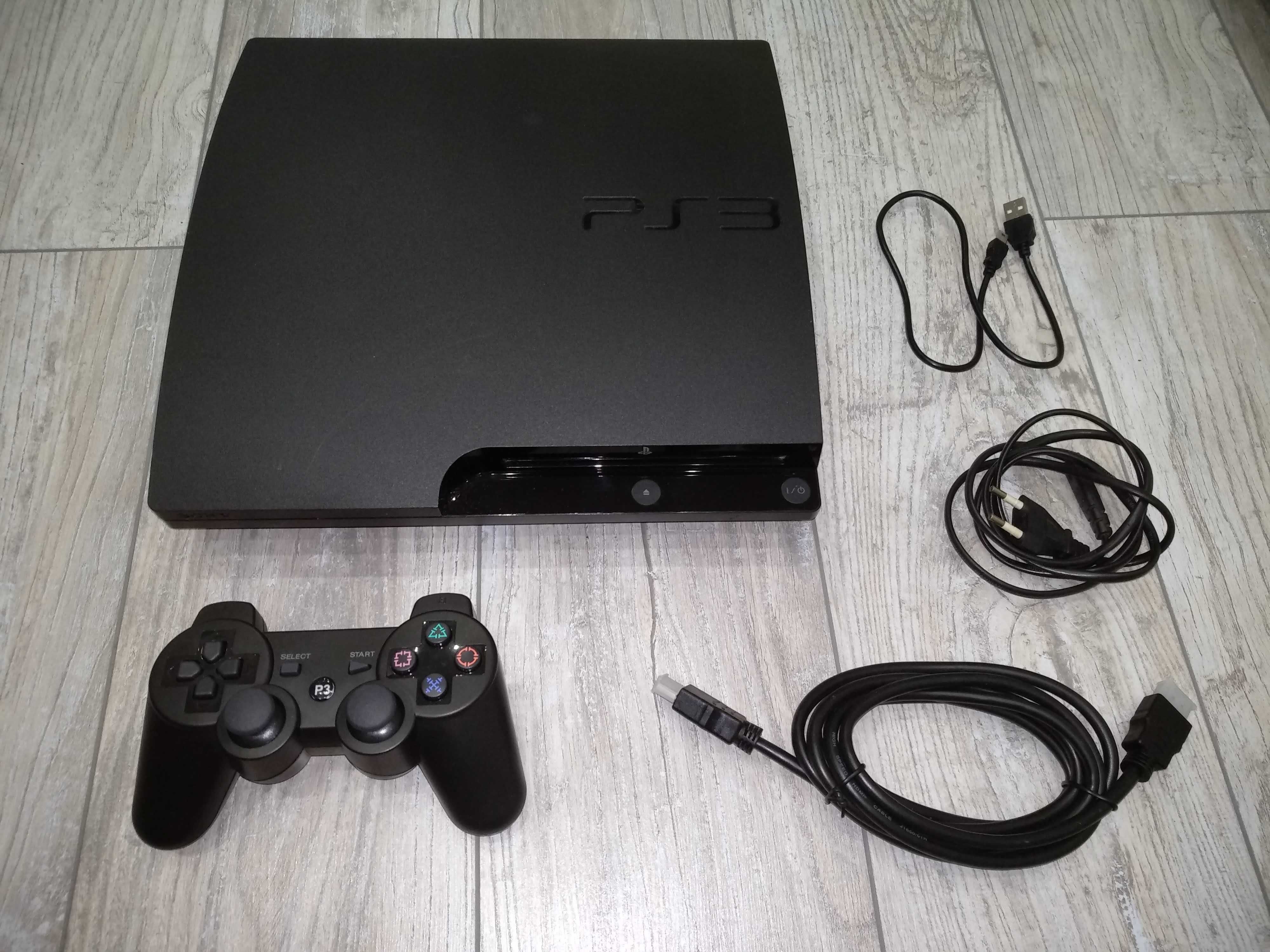 PS3 Playstation 3 dla dzieci konsola zestaw 5 4 gry hen cfw