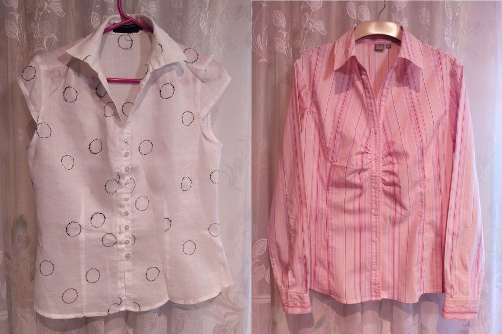Блузка(рубашка)льняна літня, 100%бавовна-довгий рукавTUи DANDARA,нові