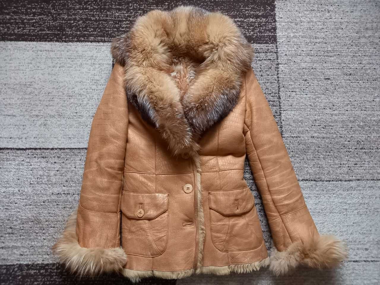 Женская дубленка "Gavaricci" с поясом