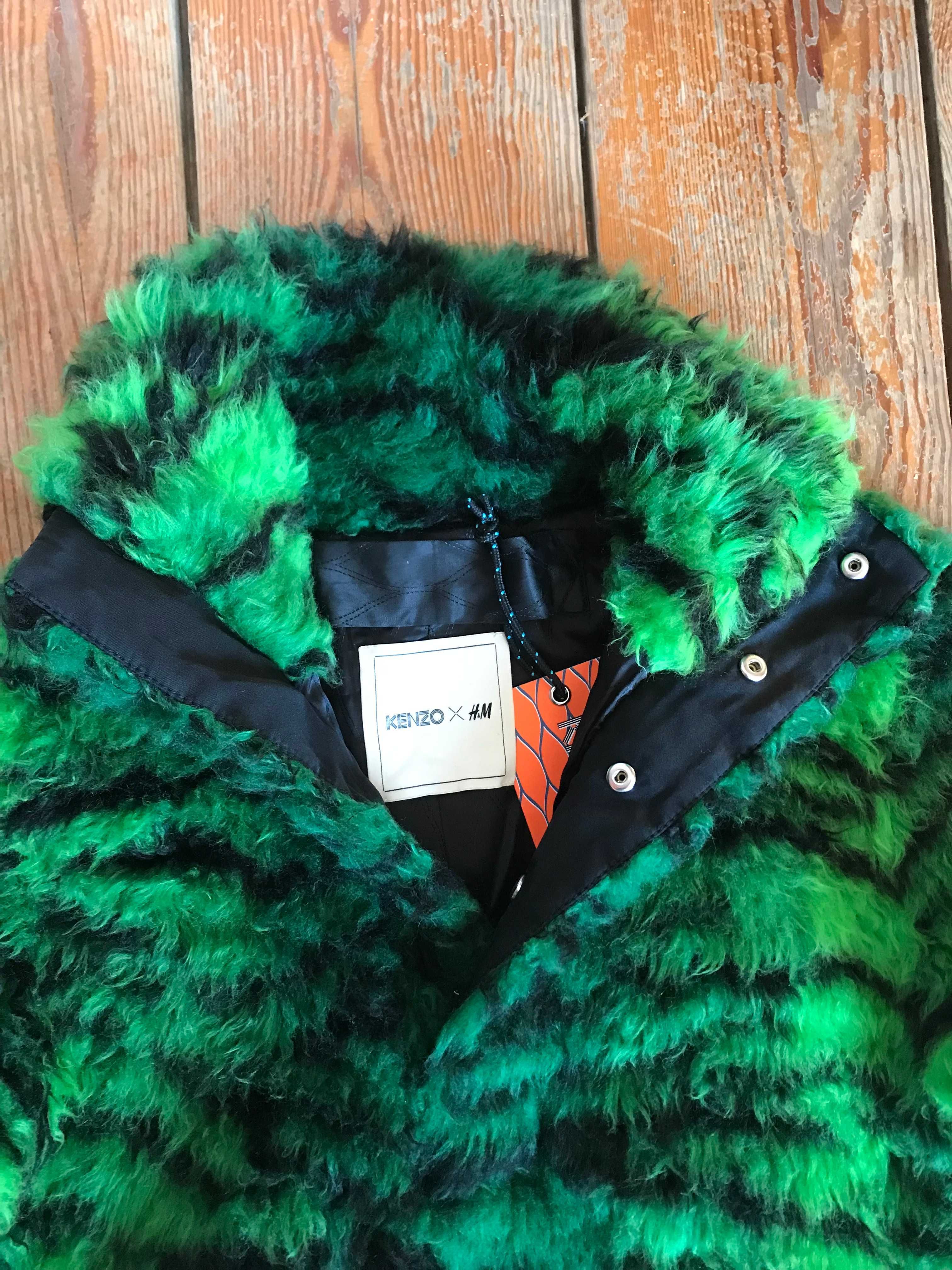Bluza futrzana Kenzo x H&M, r. XS