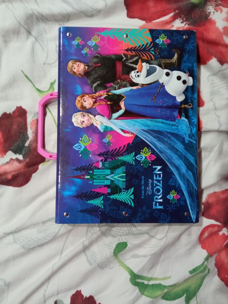 Plecak worek na buty piórnik teczka z uchwytem kraina lodu frozen