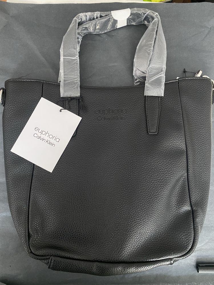 Сумка жіноча Calvin Klein Euphoria чорна екошкіра