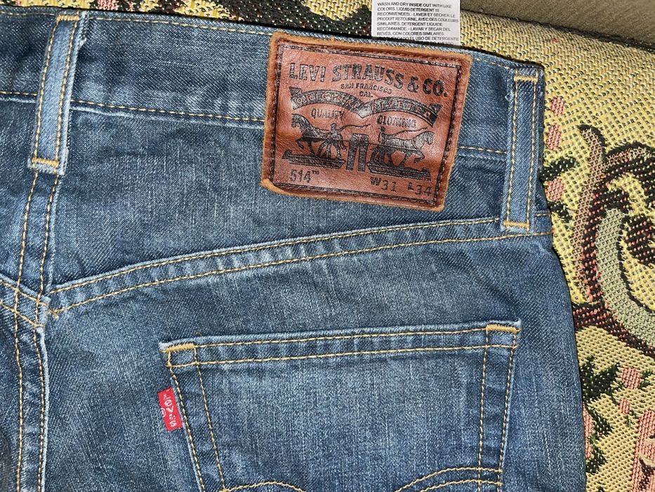 Levi’s 514 Straight Fit W31 L34, майже як нові, оригінальні