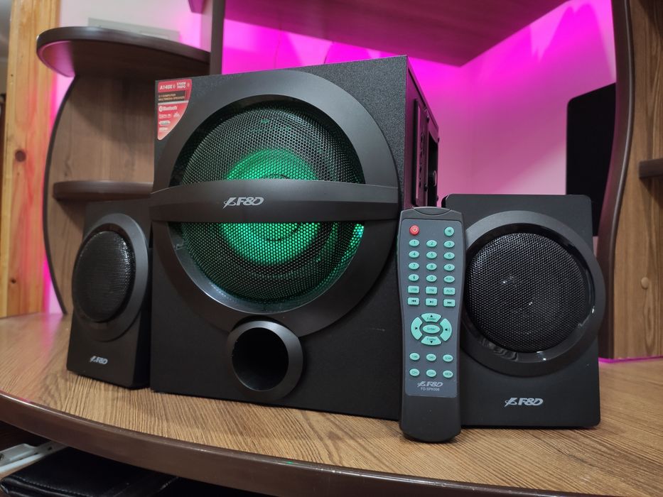 Акустична система 2.1  F&D A140X аудіо колонки сабуфер саб музика