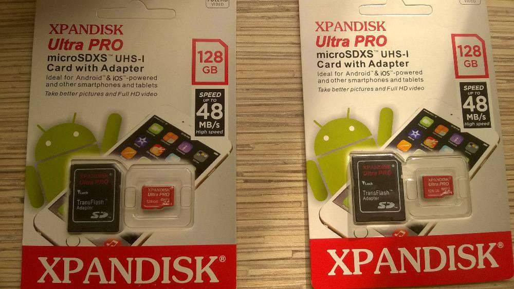 Karta XPANDISK microSDXS 128GB UltraPro + Adapter Android 48MB/s