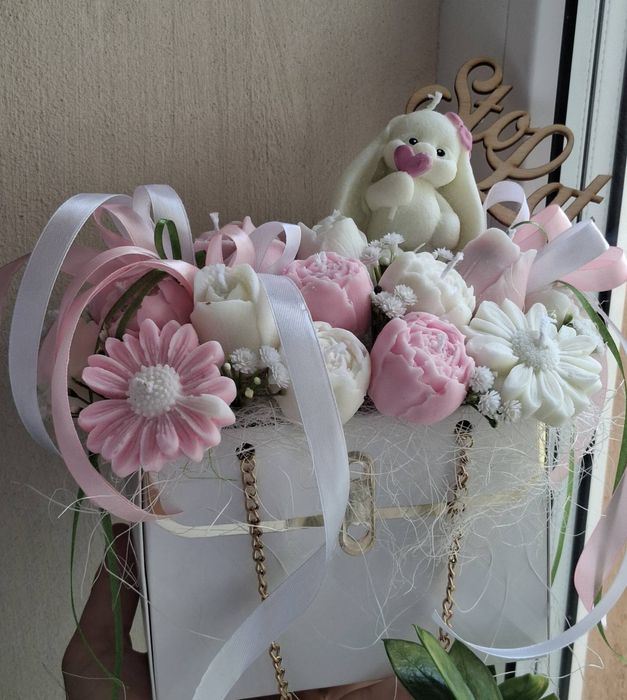 Prezent ze świec sojowych