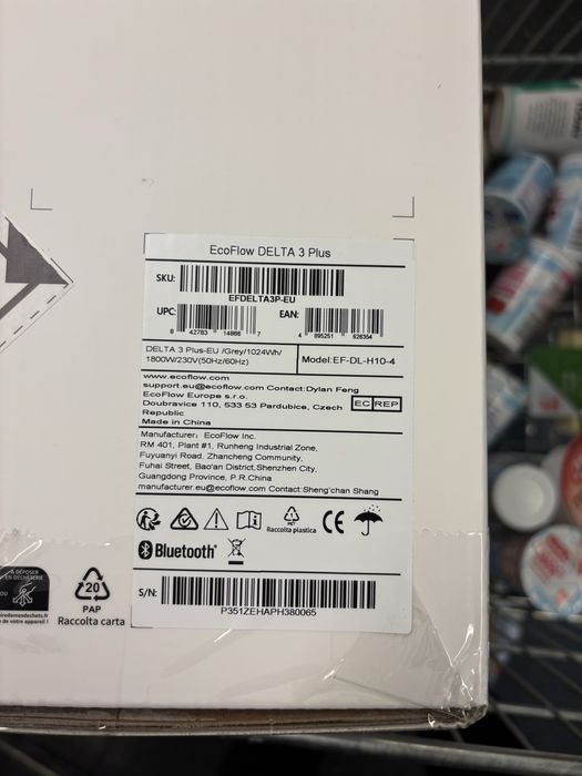 Зарядна станція EcoFlow Delta 3 Plus 1024 вт*год НОВІ ЄВРОПА