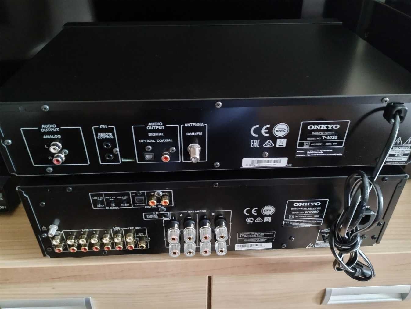 Wieża Onkyo Tuner T-4030, Wzmacniacz A-9050, CD C-7030