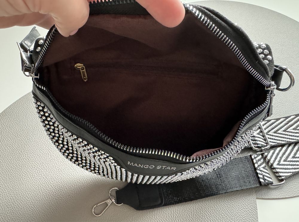 Torebka crossbody dżety bling bling