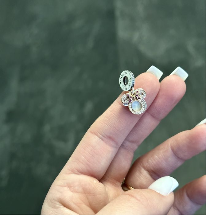 Серебряный шарм pandora s925 ale "Матуся, ти — мій найкращий друг"