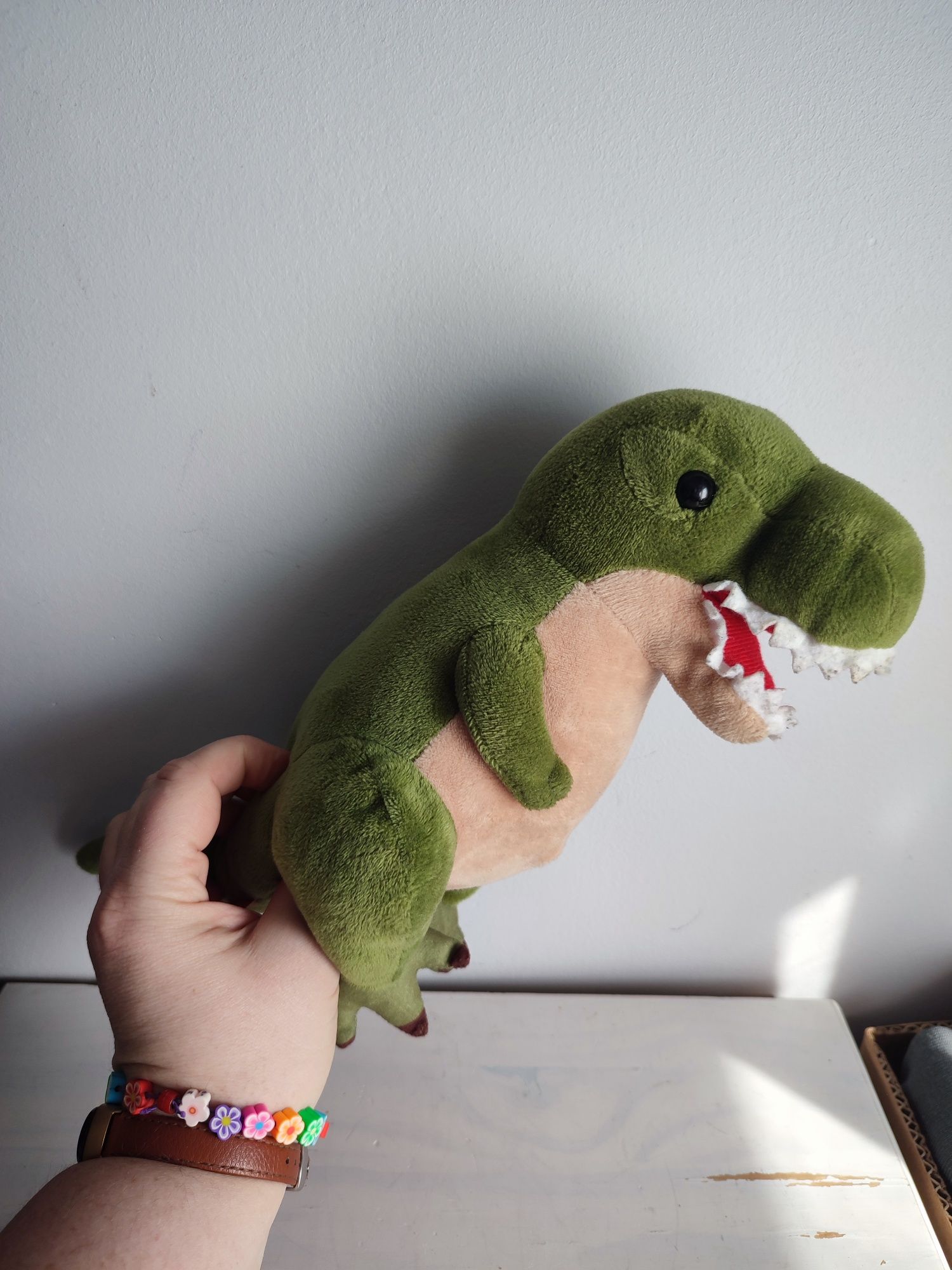 Dinozaur Sungglers T-rex zielony maskotka pluszak przytulanka
