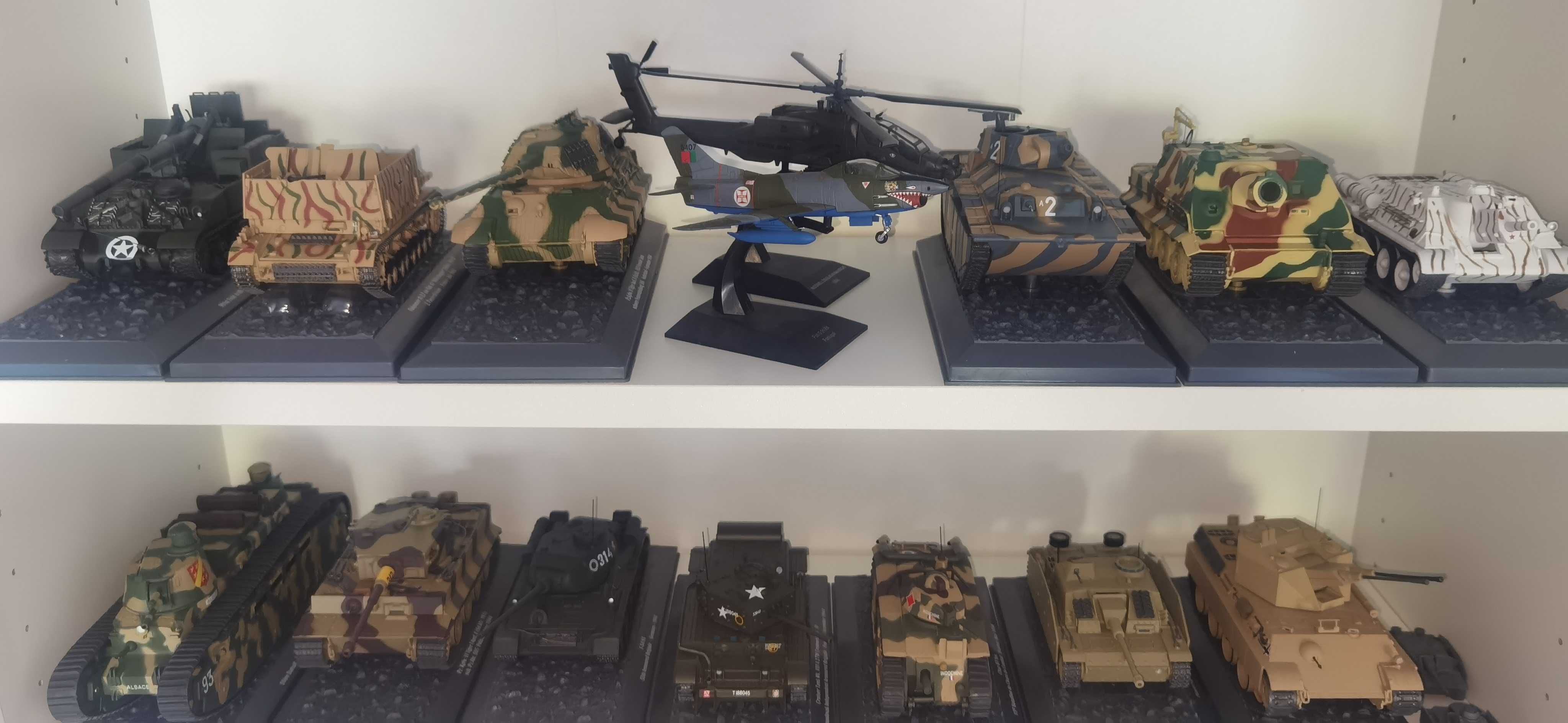Coleção tanques da segunda guerra mundial escala 1/43