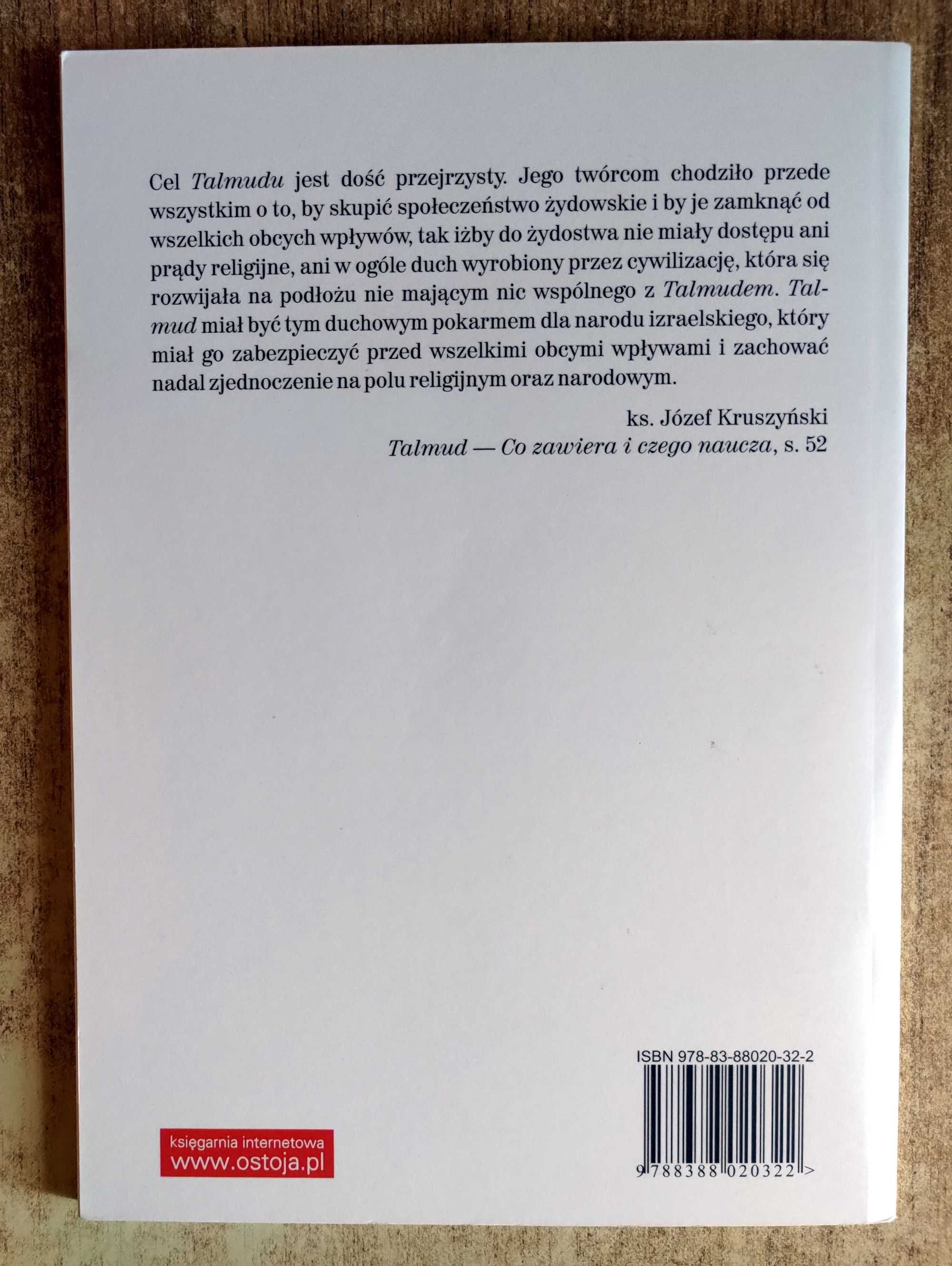 Talmud co zawiera i czego naucza - Józef Kruszyński