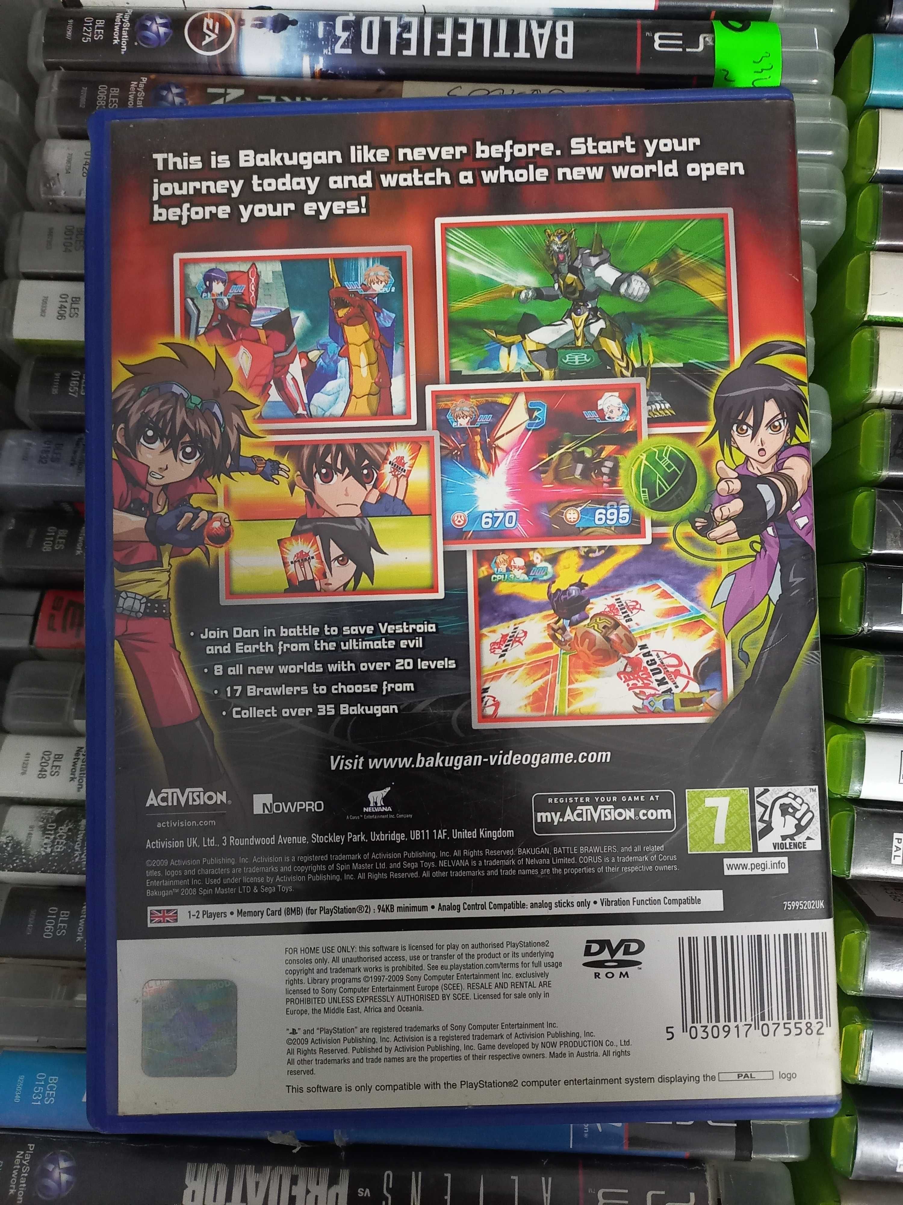 Bakugan na PS2..