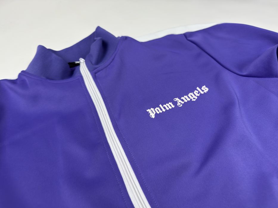 Олімпійка зіпка Palm Angels purple Track Jacketзіп худі Фіолетова