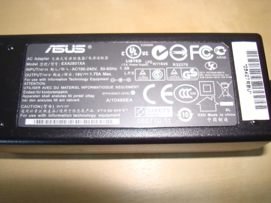 Carregador portátil Asus EXA0801xA Original