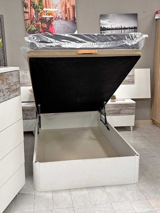 Cama nova com espaço de arrumação - 90x190 - envio grátis