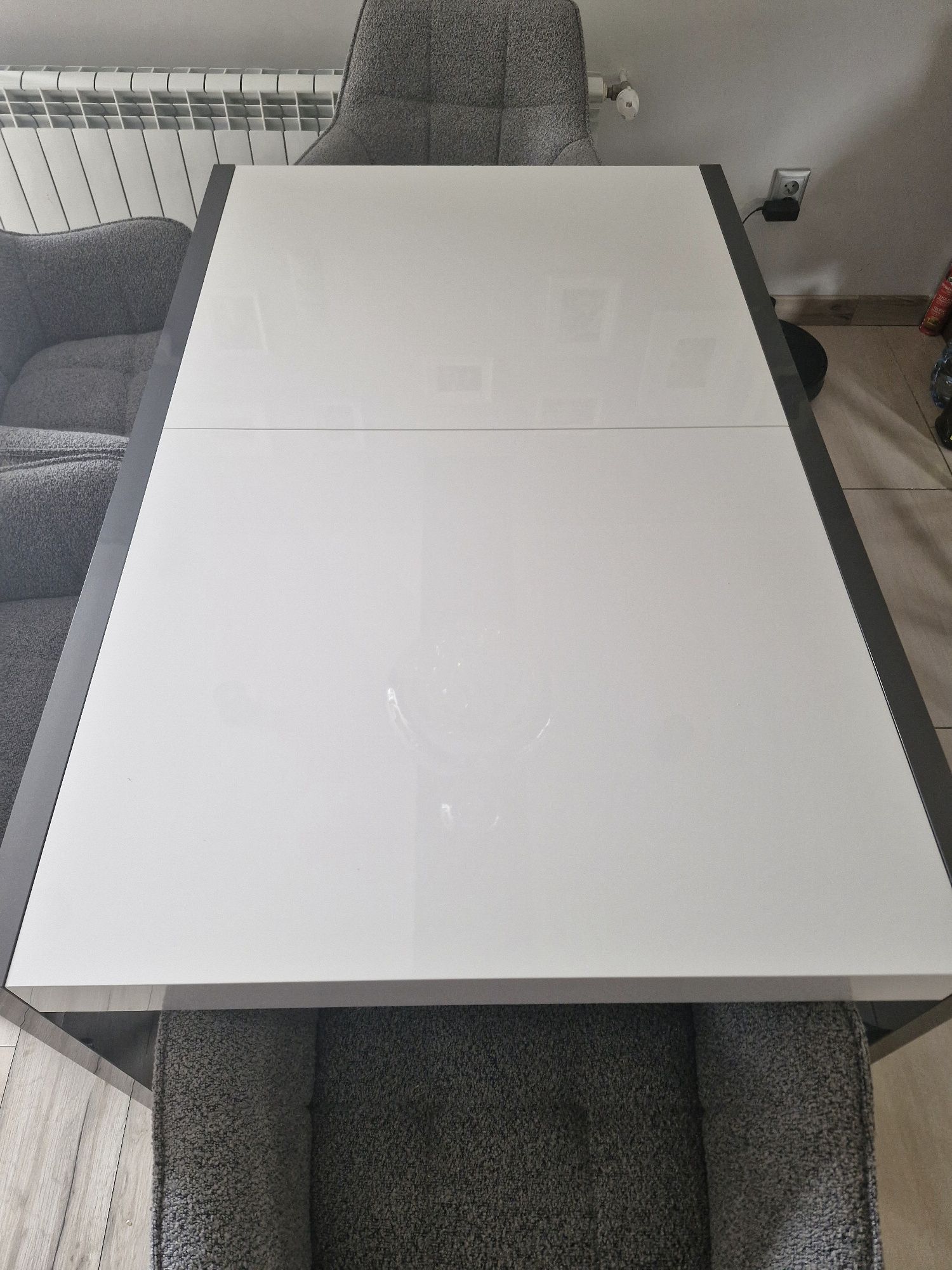 Stół Imperia wysoki polysk 140x90 do 250x90