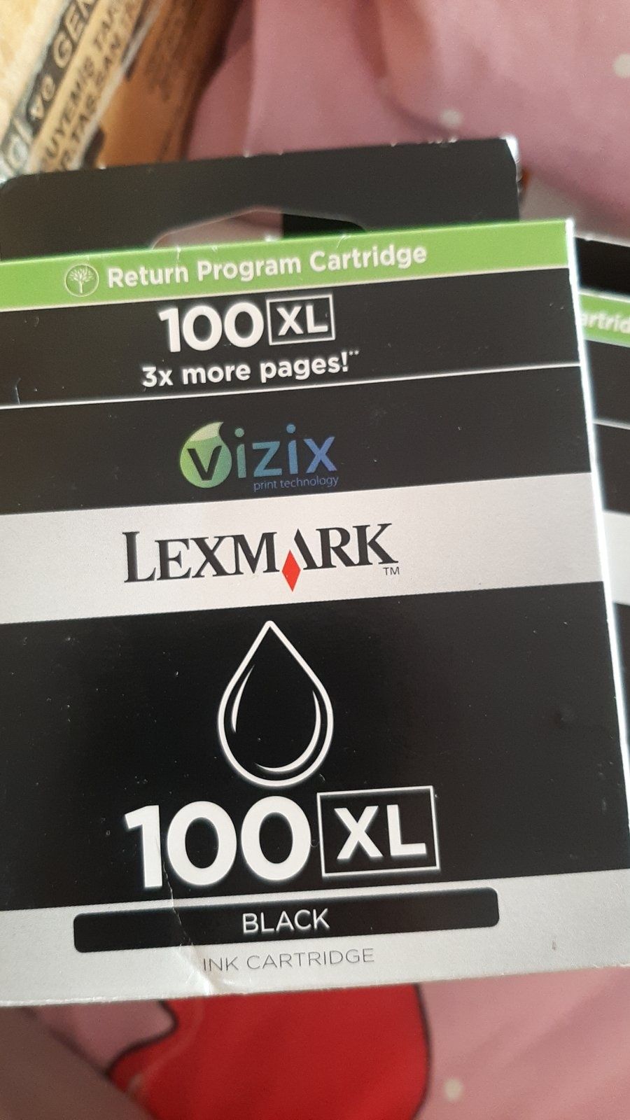 Краска, картридж Lexmark 100XL