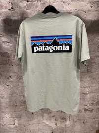 Футболка Patagonia MIS P.6 LOGO RESPONSIBILI-TEE м‘ятна оригінал нова