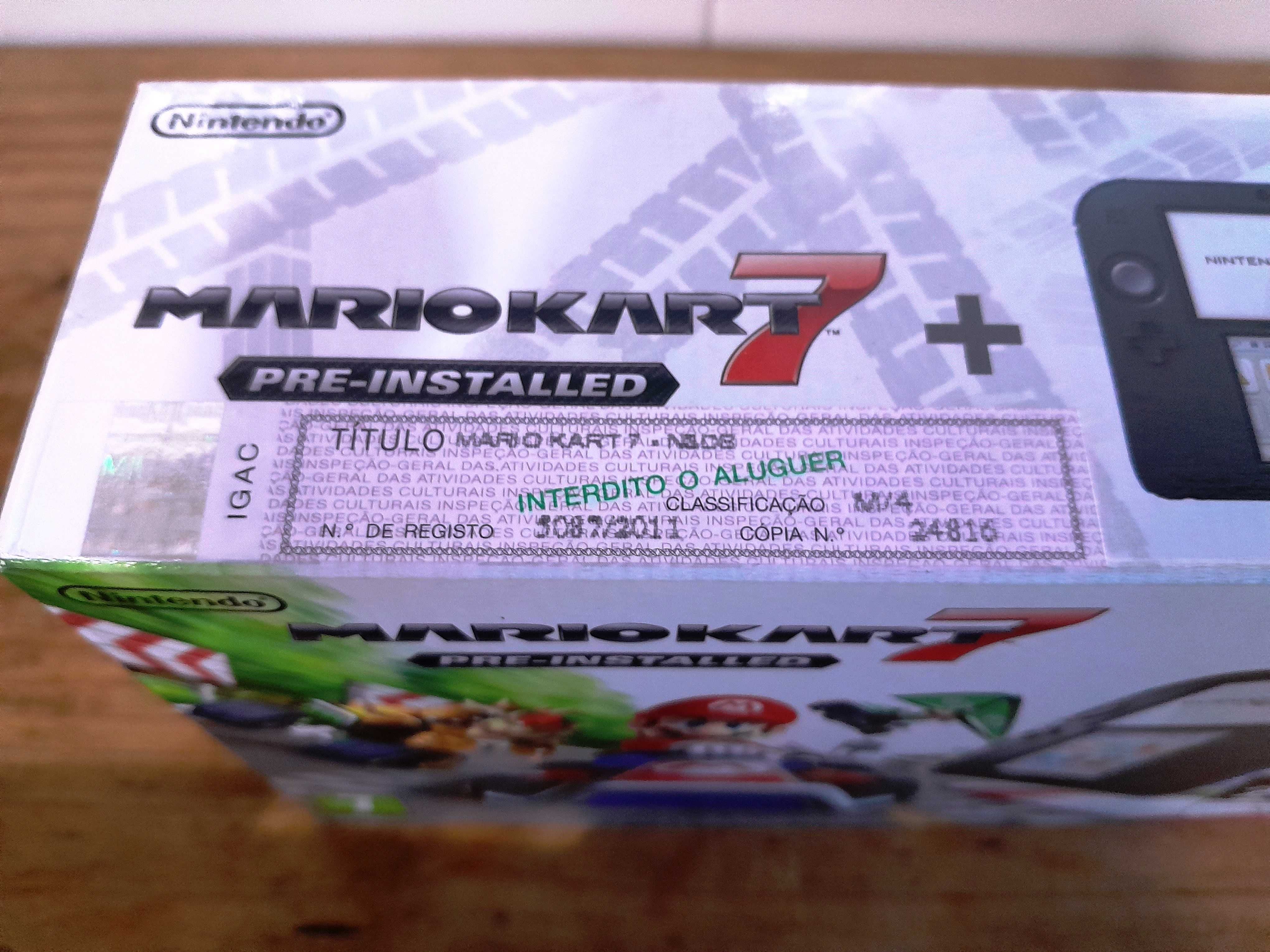 Consola Nintendo 2 DS edição especial MARIO KART 7 (Black+Blue)