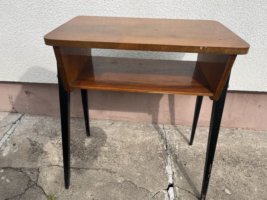 Stolik PRL pod telewizor 50 lat antyk odbior osobisty.