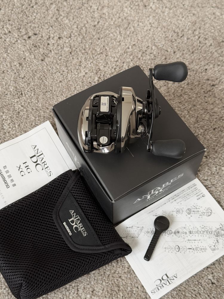 Shimano 21 Antares DC HG Топова кастингова риболовна котушка. Нова!