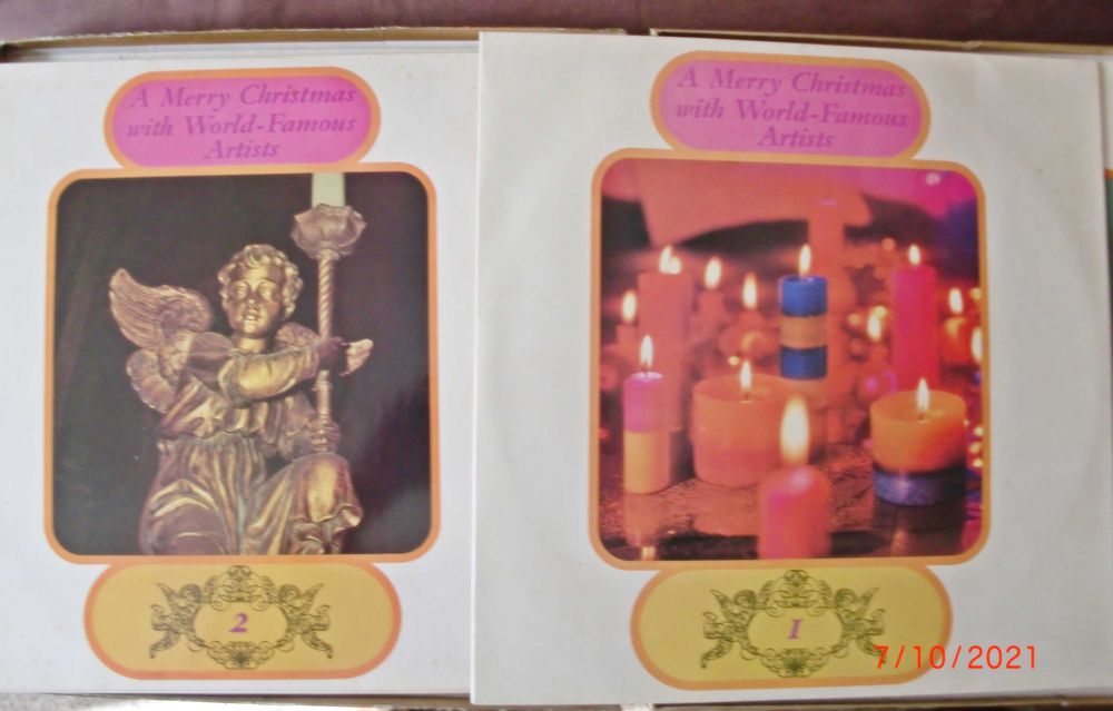 4 LP´s da Reader´s Digest  A Merry Christmas With World Famous Artists