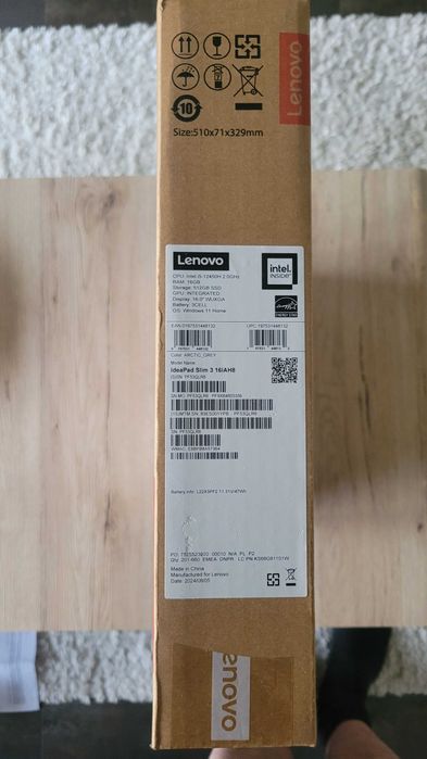 Nowy Laptop notebook lenovo ideapad slim 3 drukrak myszka antywirus