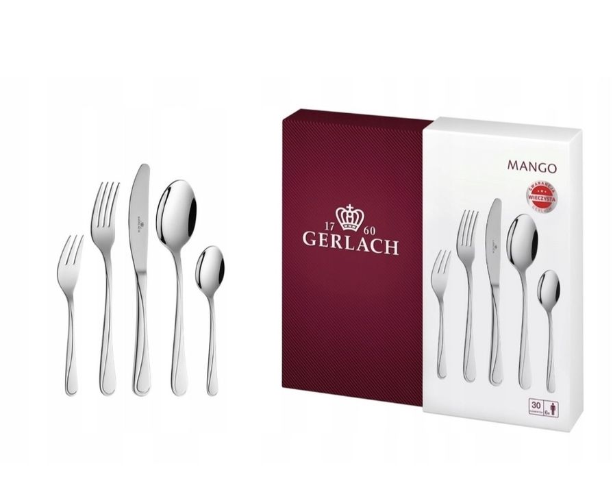 Komplet sztućców Gerlach 30 elementów