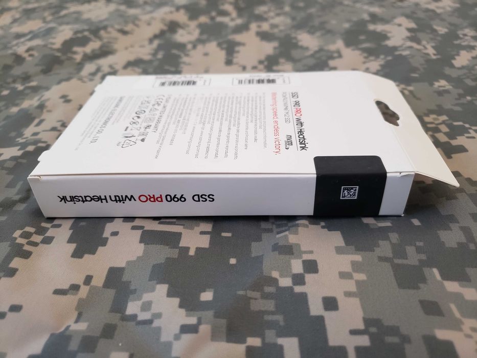 ОРИГИНАЛ!!! SSD Samsung 990 Pro with HEATSINK 2TB M.2 NVMe MZ-V9P2T0BW