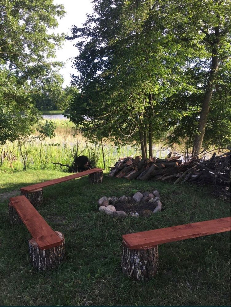 Dom nad jeziorem  Narie z prywatną plażą