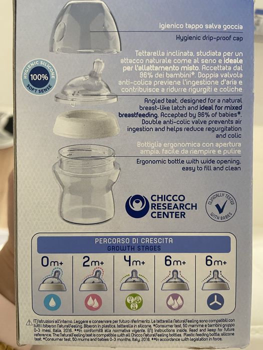 Biberão Chicco Natural Feeling