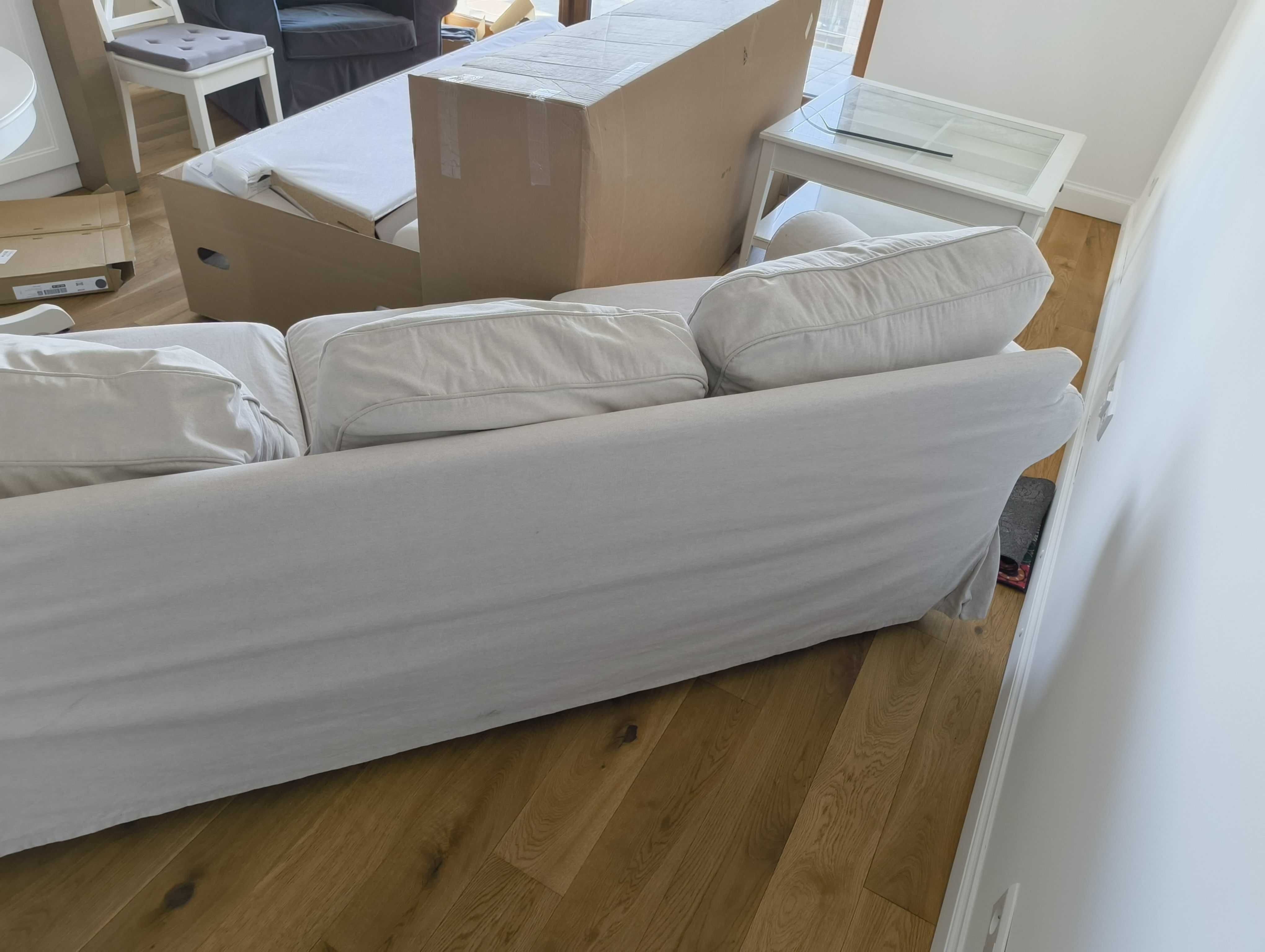 Sofa IKEA EKTORP 3-osobowa - świetna baza do odświeżenia!