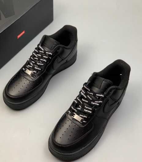 Nike Air Force 1 Low Supreme Black 39