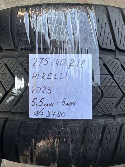 Шини зимові пара комплект 275/40 R18 (103V) Pirelli Sottozero3