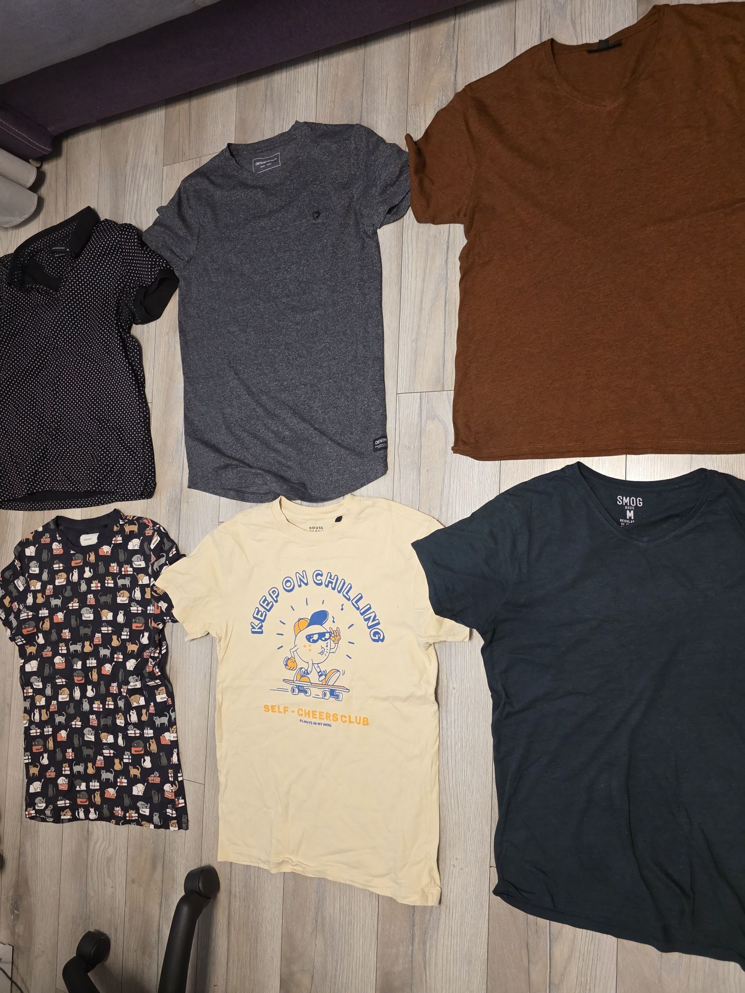 T-Shirt Koszulka komplet 6 sztuk House Reserved New Yorker