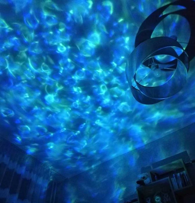 PROJEKTOR GWIAZD rzutnik nieba laser lampka GŁOŚNIK BLUETOOTH pilot