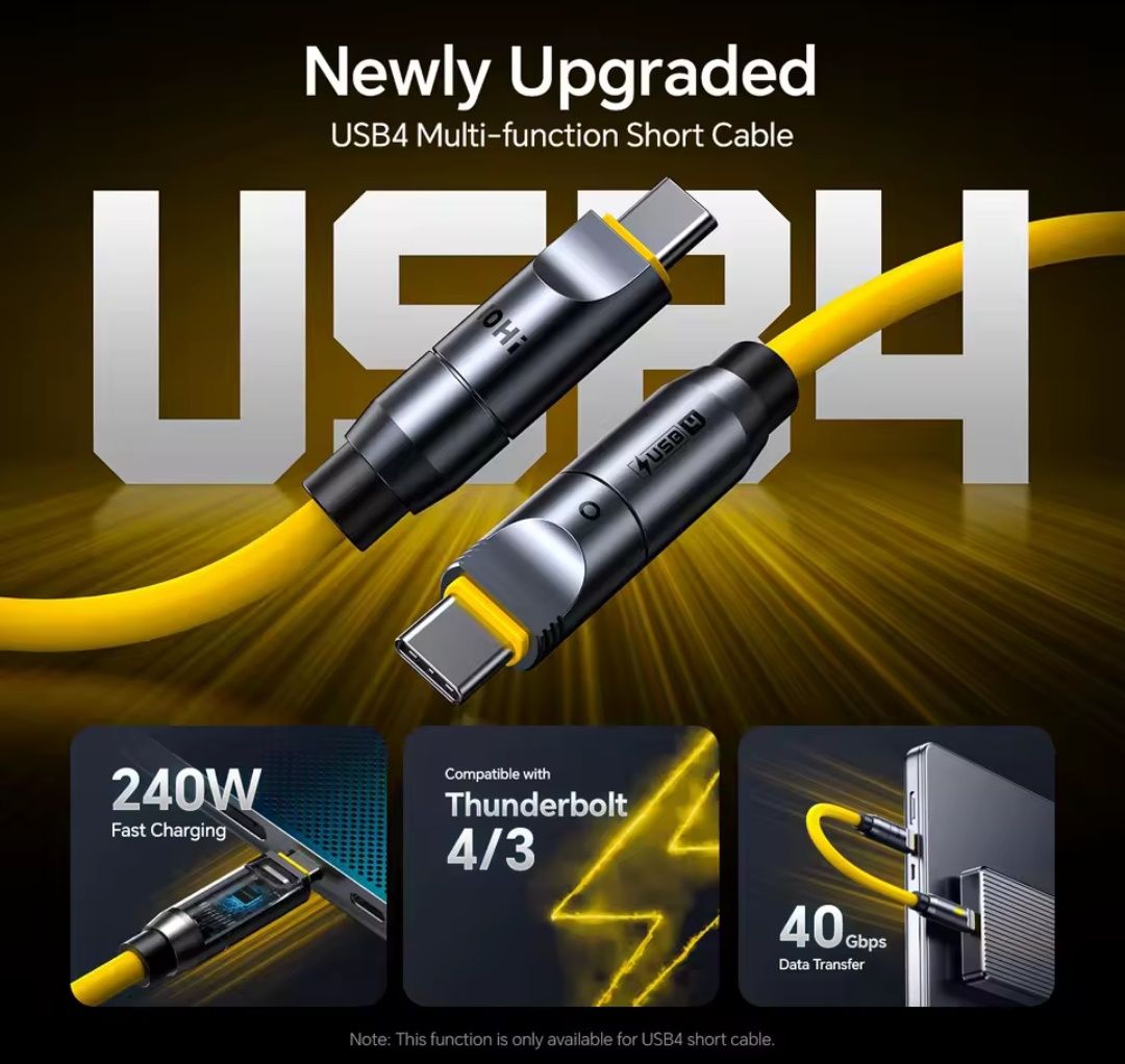 Кабель AOHI The Future PRO 240 W / 8K / 40 Gbts