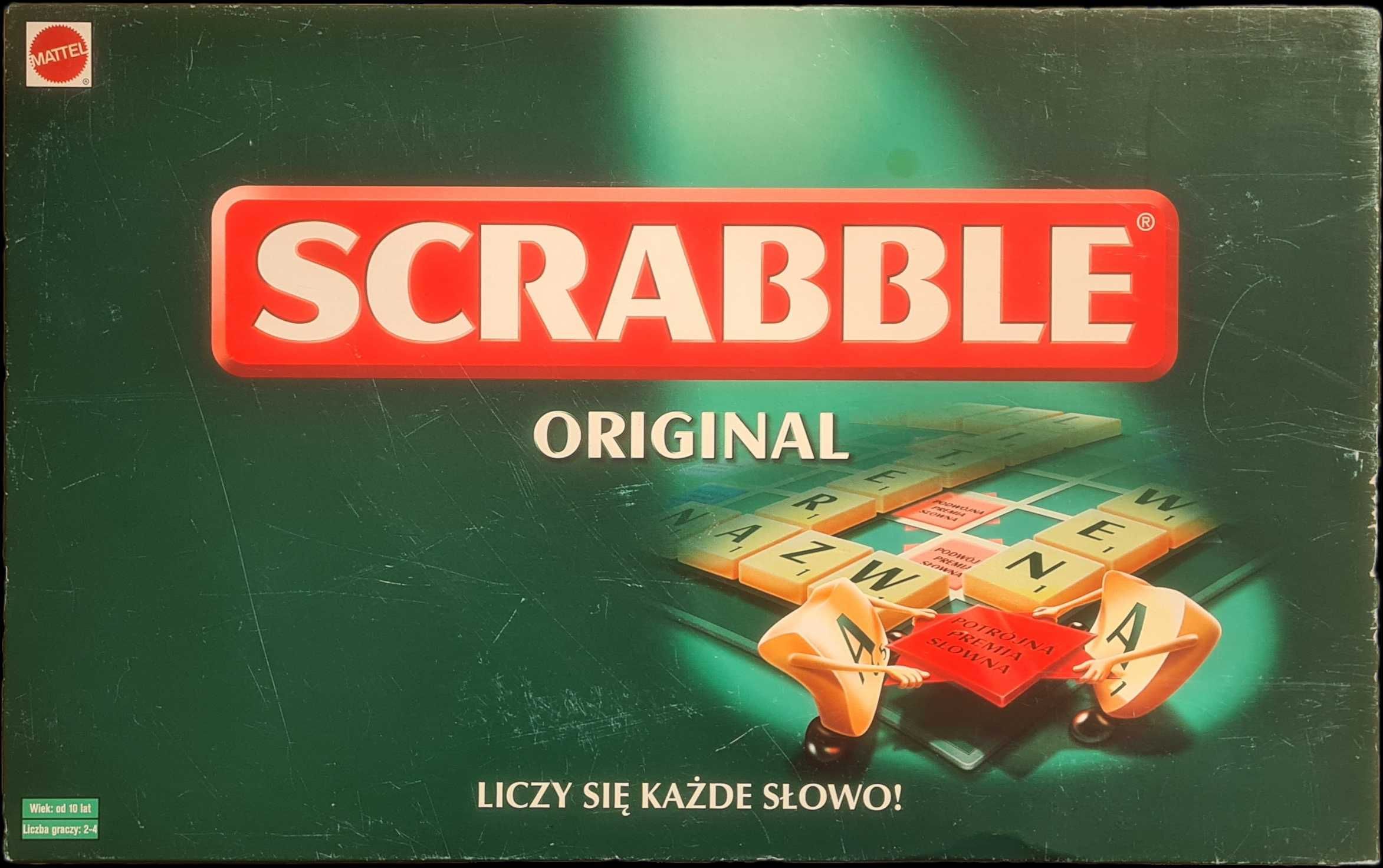 Scrabble Original Unikat dla kolekcjonera. Polska wersja z 2000 roku