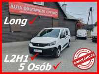 Peugeot Partner L2H1 Doka 5 OSÓB 100KM LONG Klima Tempomat GPS
