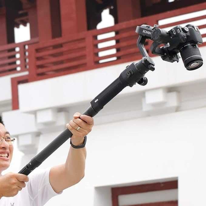 Haste de extensão. Monopé em carbono para gimbal  1/4 "3/8"