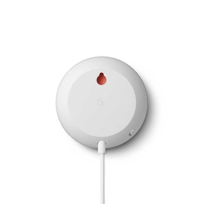 Assistente Virtual Google Nest Mini (Branco Giz e Preto Carvão)