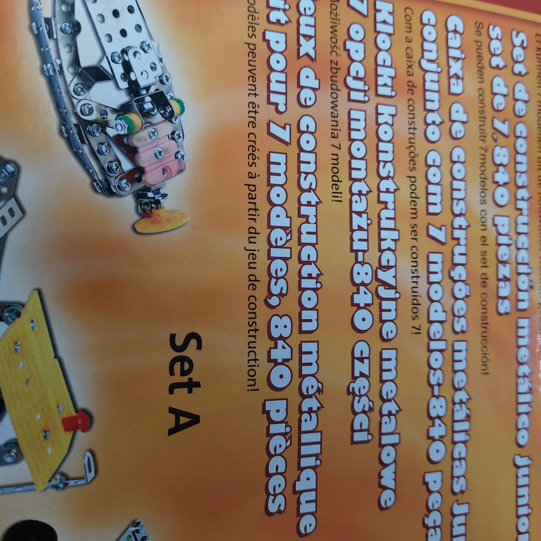 Klocki konstrukcyjne metalowe