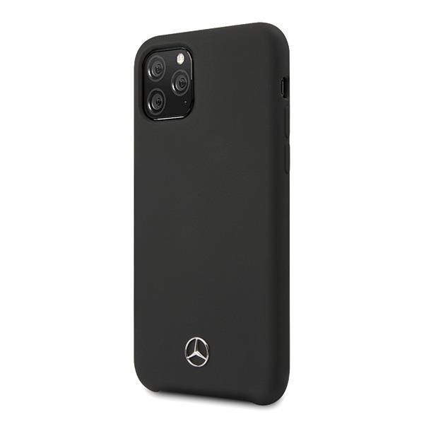 Etui na iPhone 11 Pro Mercedes Silicone Line - Czarne