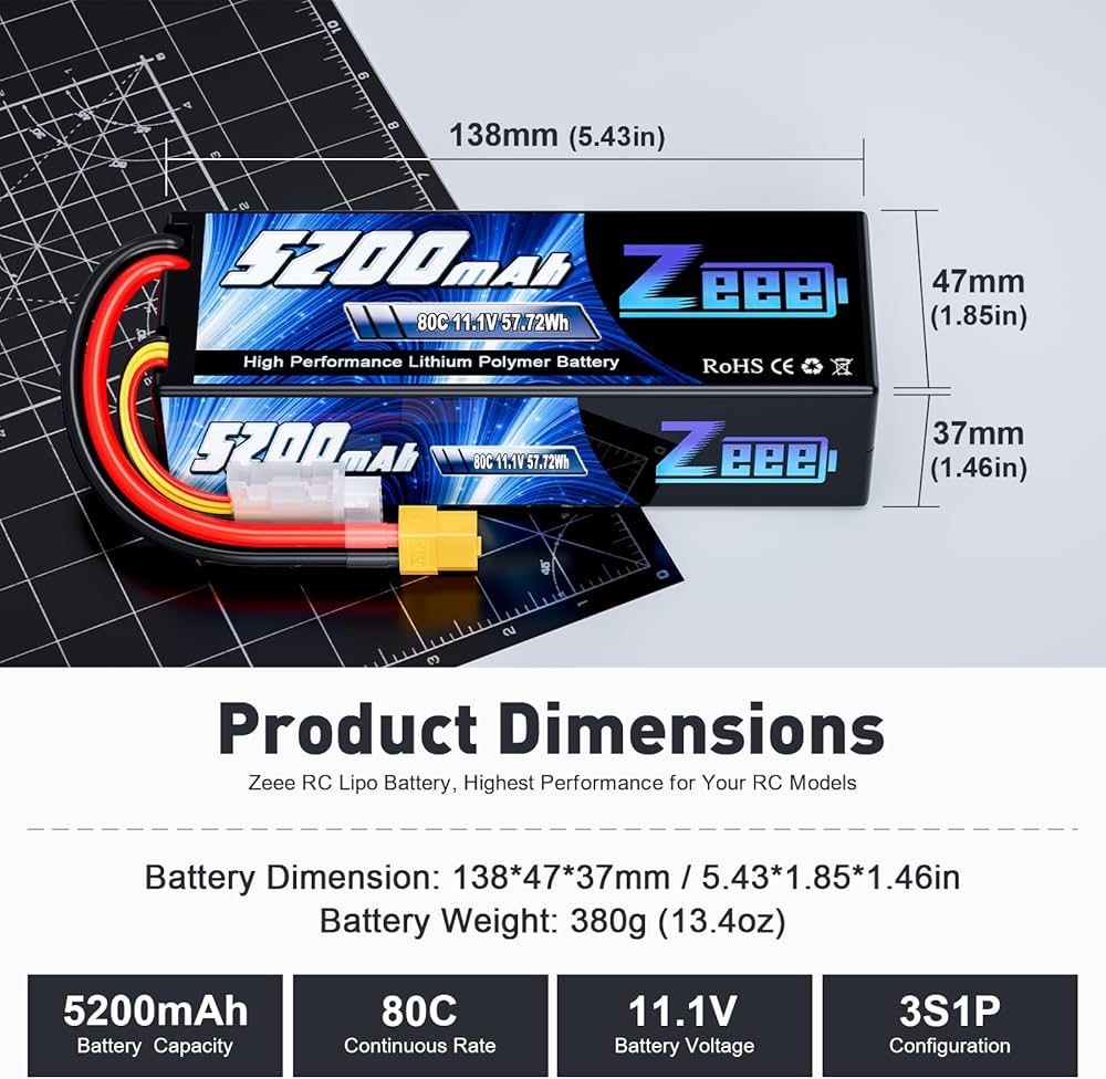 Акумулятор Zee 5200mah 11.1v lipo