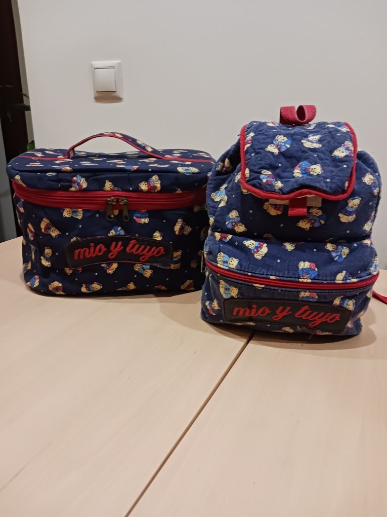 Necessaire + Mochila criança