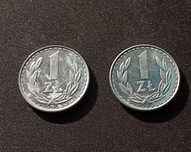 2x 1 złoty 1982 rok