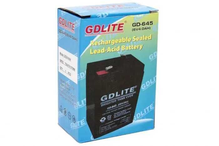 Аккумулятор GDLITE GD-645 6V 4.5Ah для весов